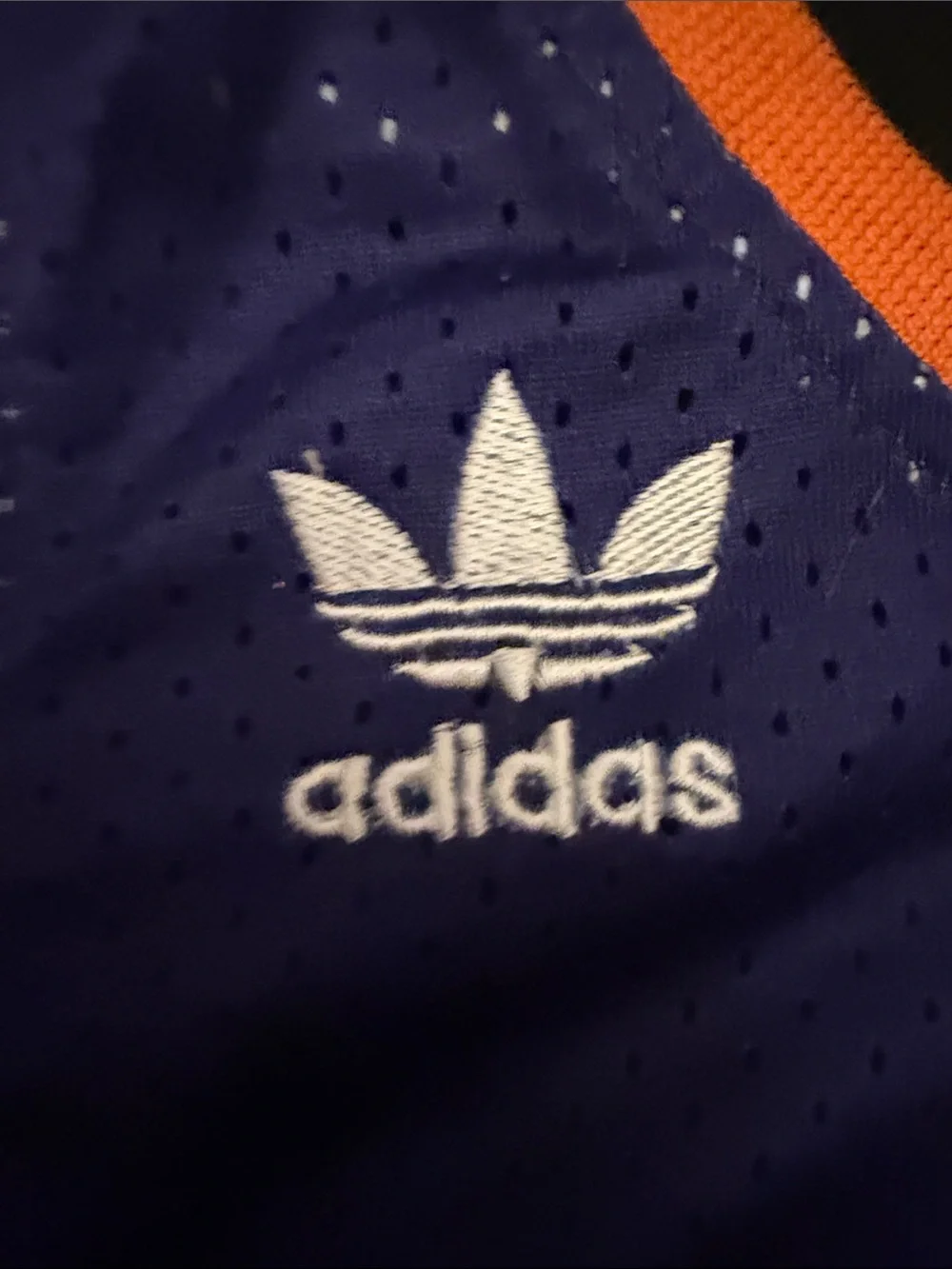 adidas Phoenix Suns Purple and Orange #34 Kids Basketball Jersey